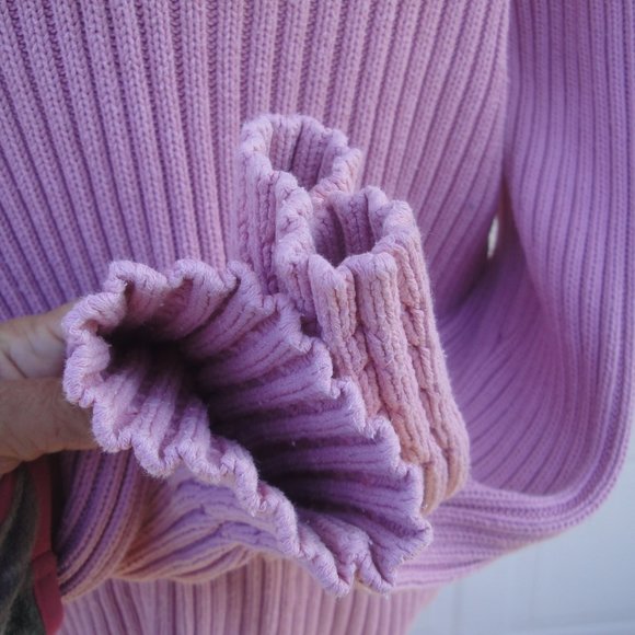 Van Heusen Quarter Zip Knit Sweater Women's Size XL - Picture 4 of 10